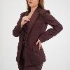 Foto do produto Blaser Fem. Deliz Preto Marrom Café