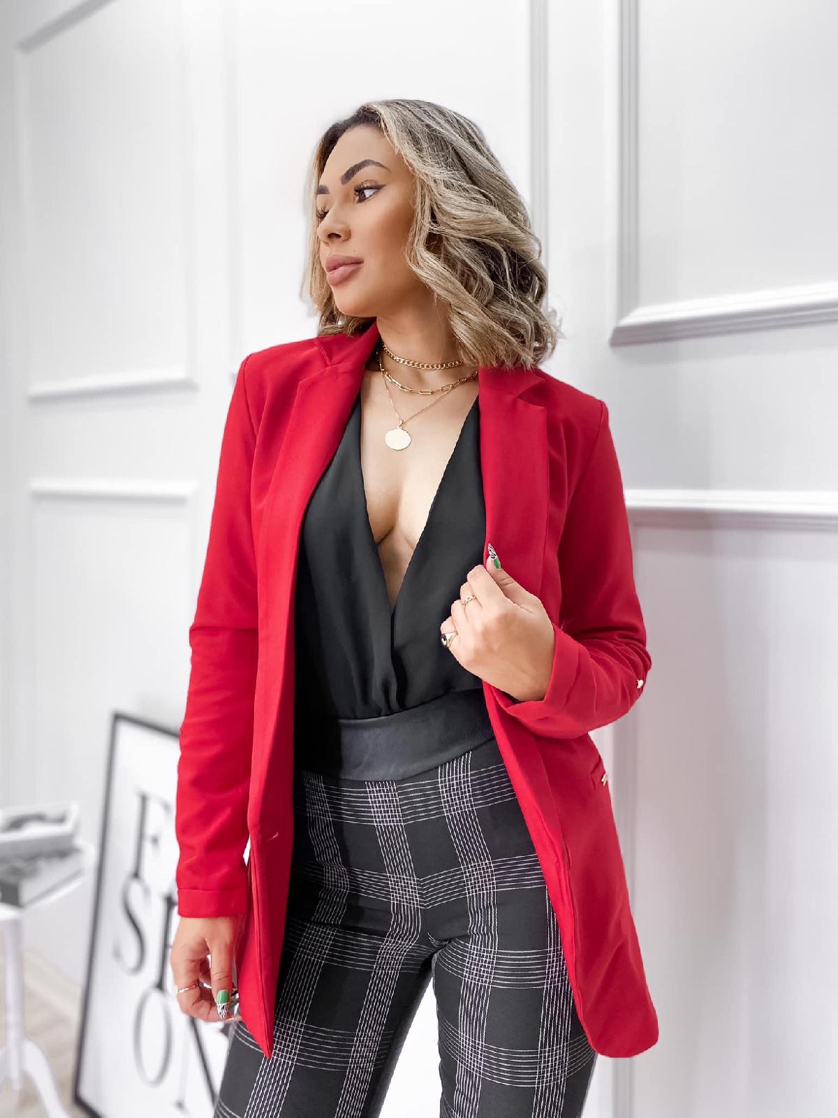 Foto do produto Blaser Fem. Deliz Vermelho