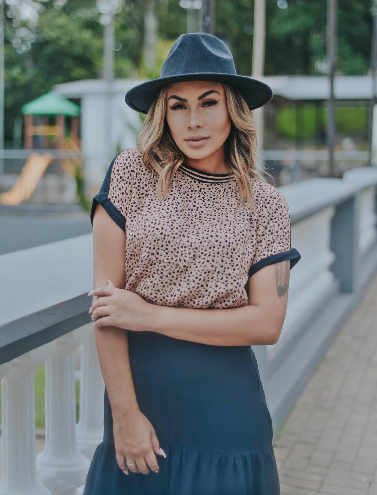 Foto do produto Blusa Deliz Onça Onça