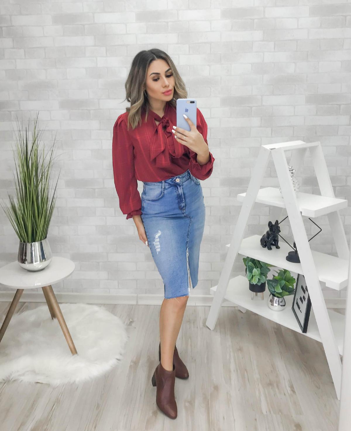 Foto do produto Blusa Deliz Vermelho Vermelho