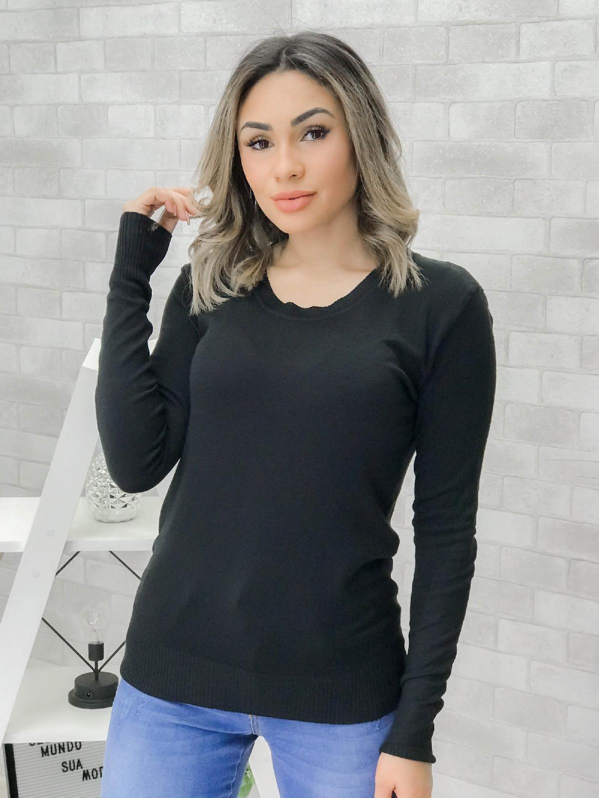 Foto do produto Blusa Fk Preto