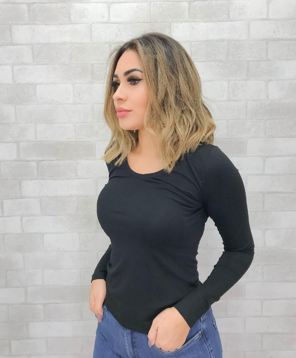 Foto do produto Blusa Linha Leve  L257 Preto