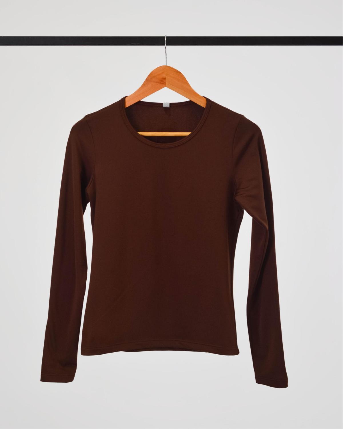 Foto do produto Blusa Linha Leve   Marrom