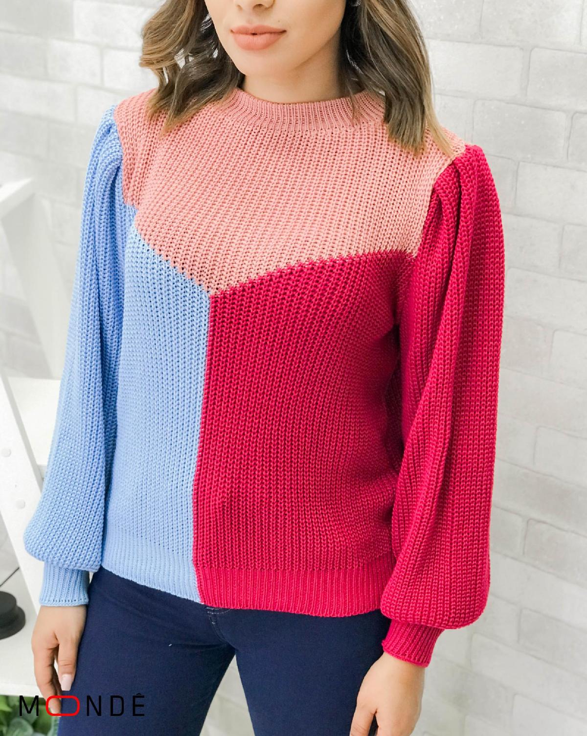 Foto do produto Blusa Logan Azul Three Colors Azul