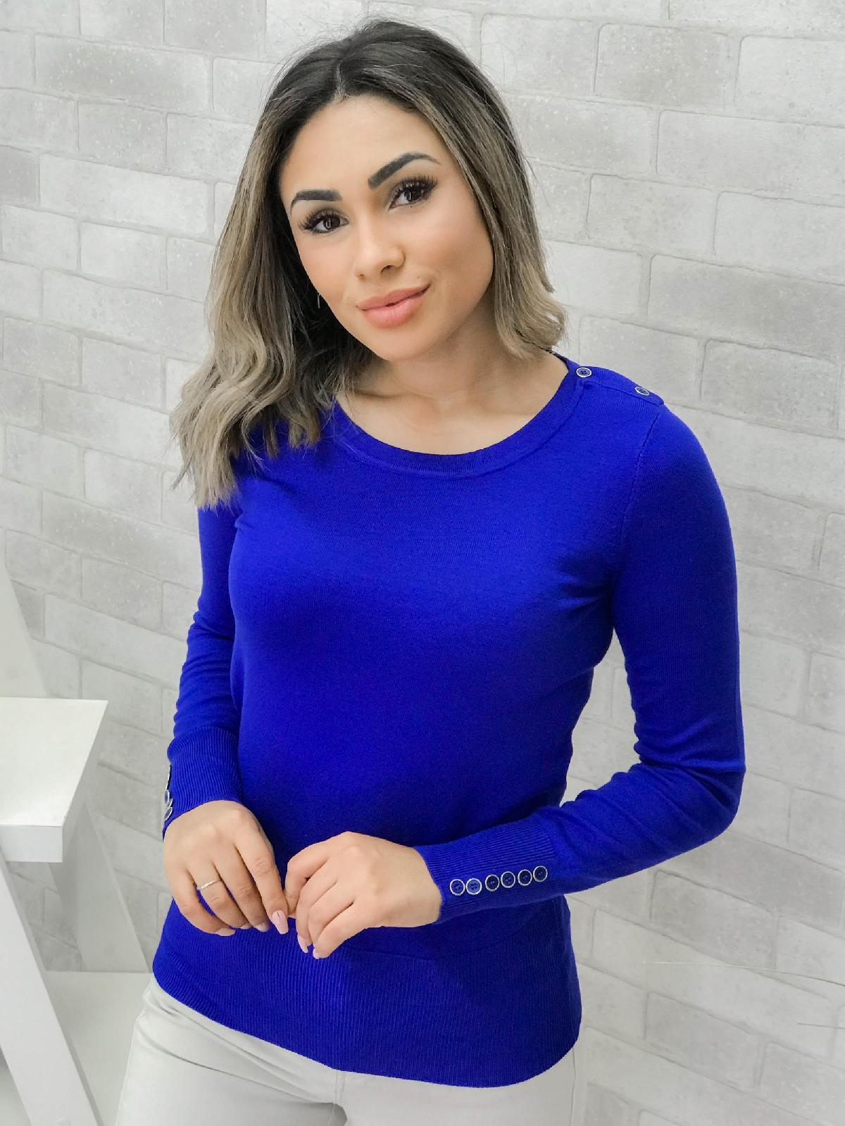 Foto do produto Blusa Miose Azul Marinho