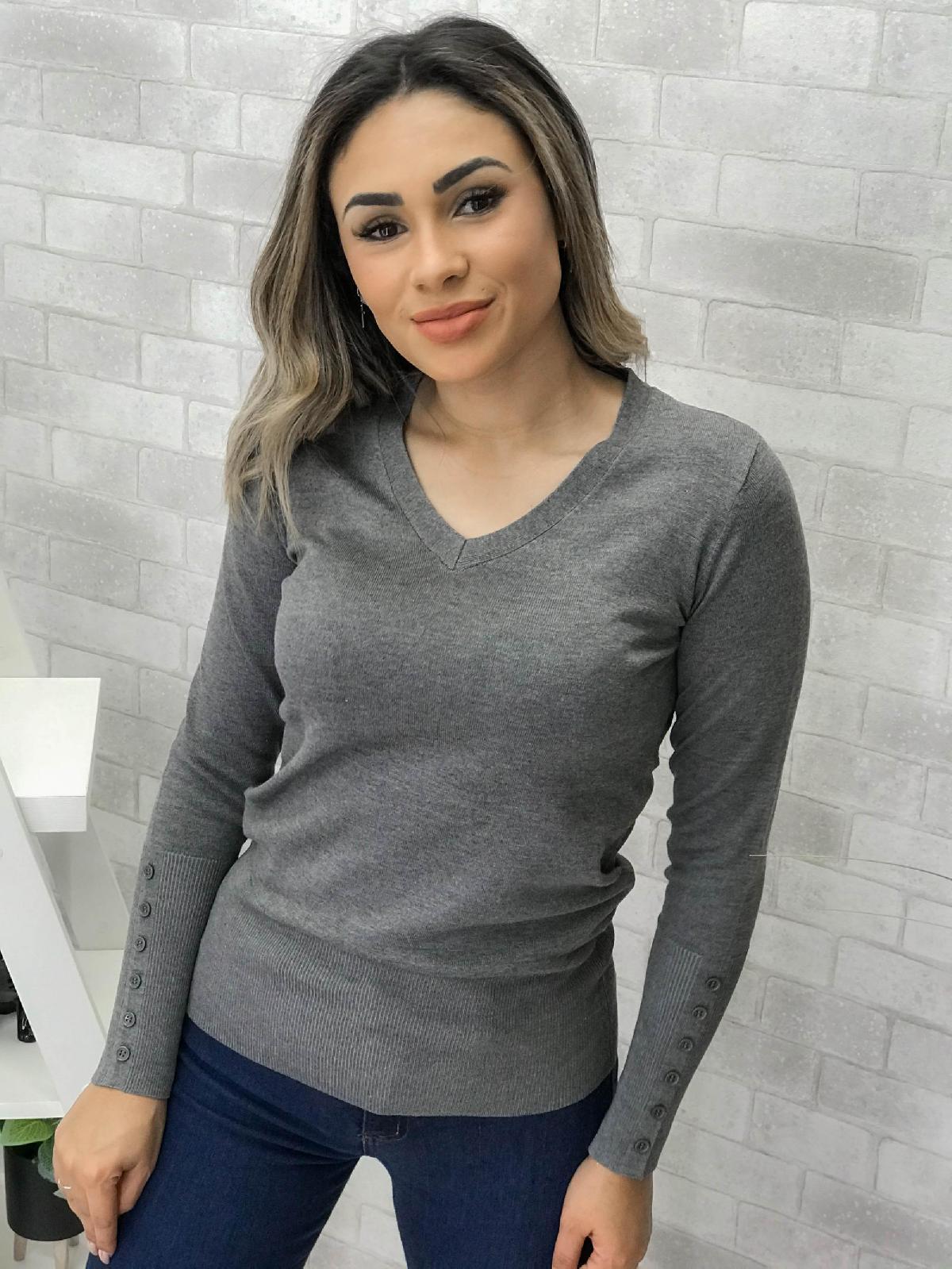 Foto do produto Blusa Miose Cinza