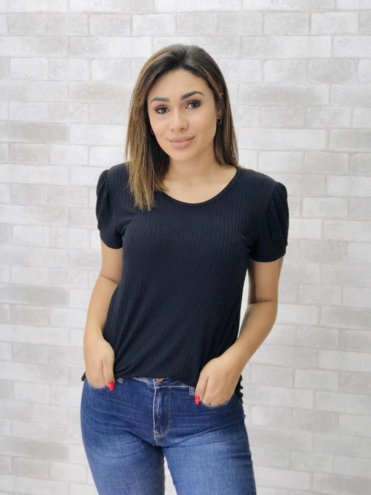 Foto do produto Blusa Rovitex Preto