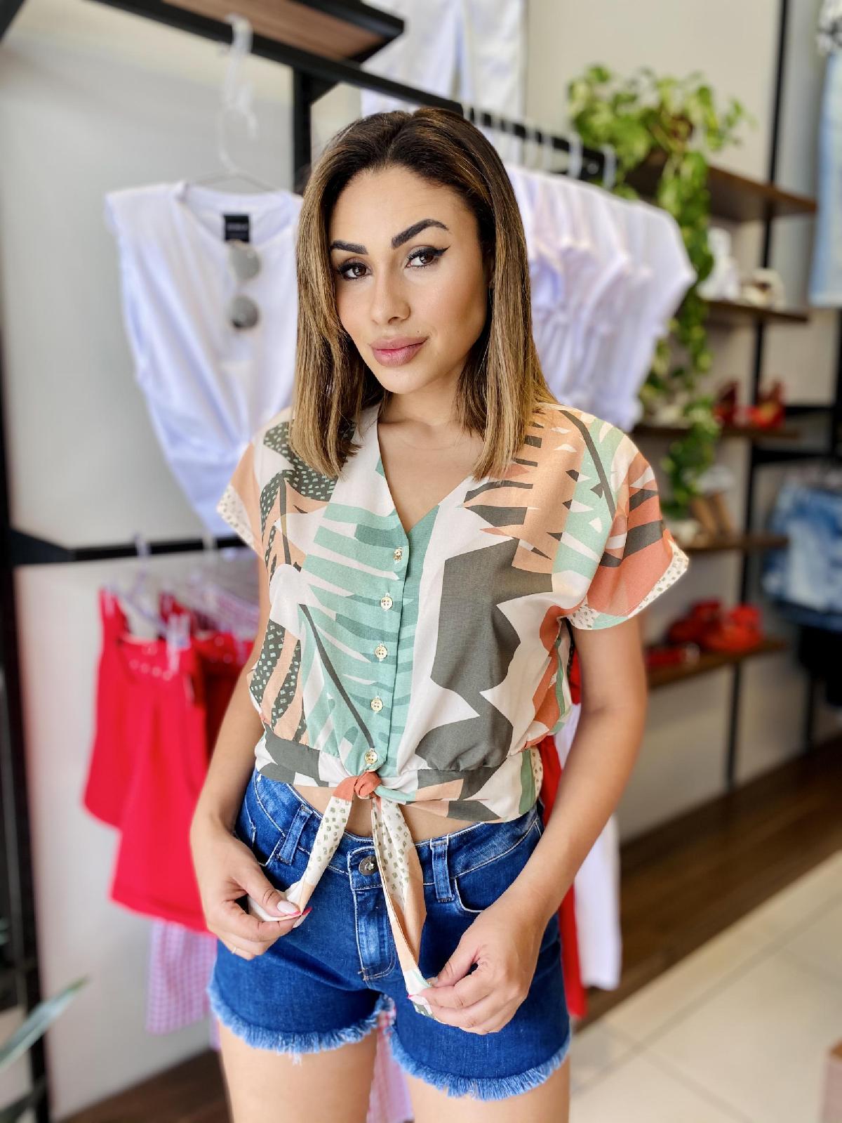 Foto do produto Blusa Six One Caqui Caqui