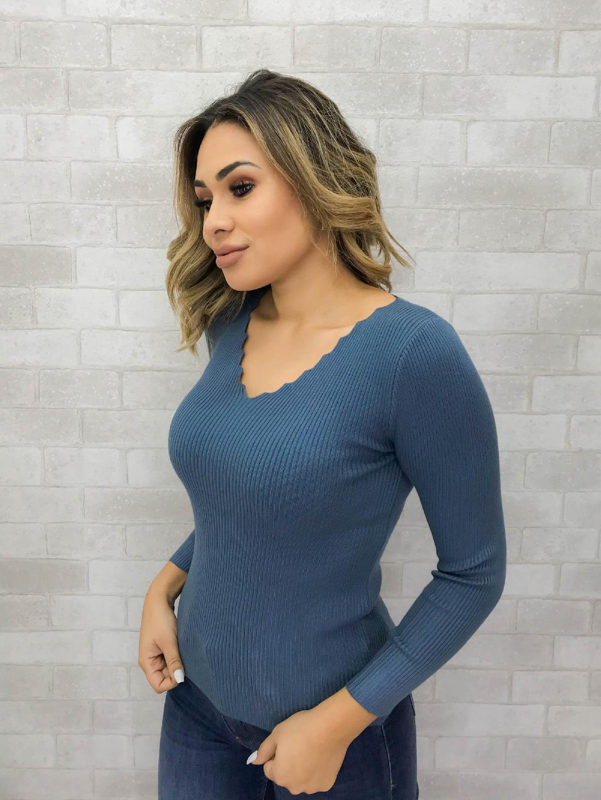 Foto do produto Blusa Top Paris Azul