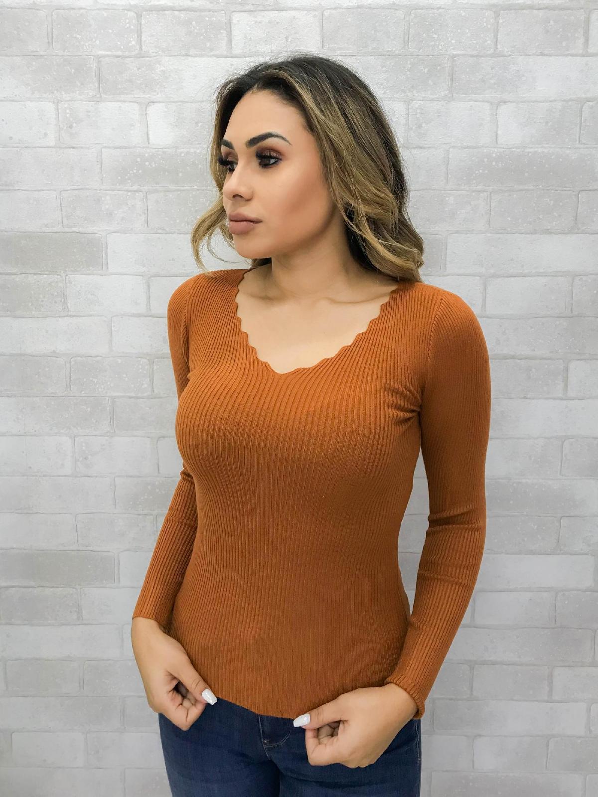 Foto do produto Blusa Top Paris Caramelo