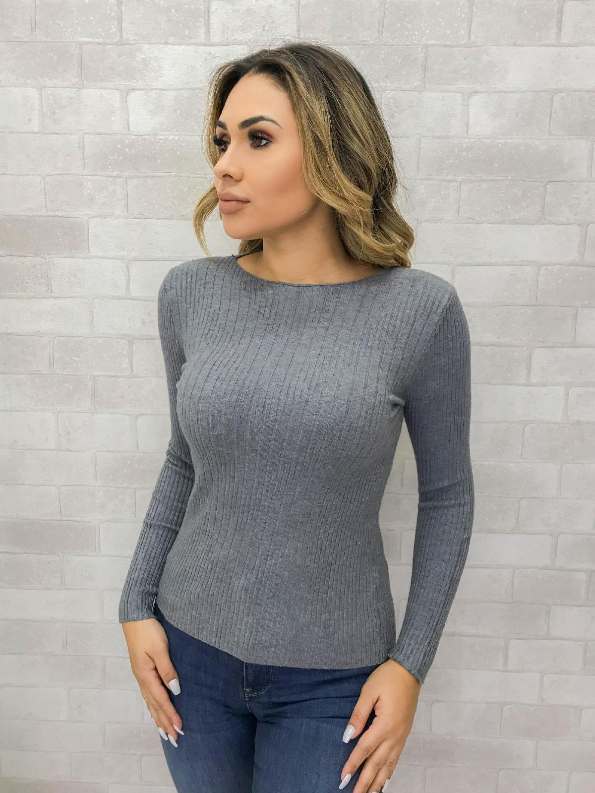 Foto do produto Blusa Top Paris Cinza