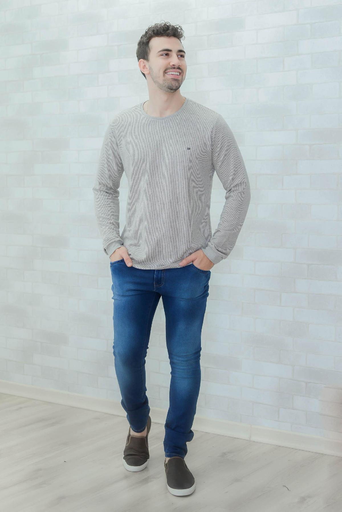 Foto do produto Blusão Oyhan Listrado