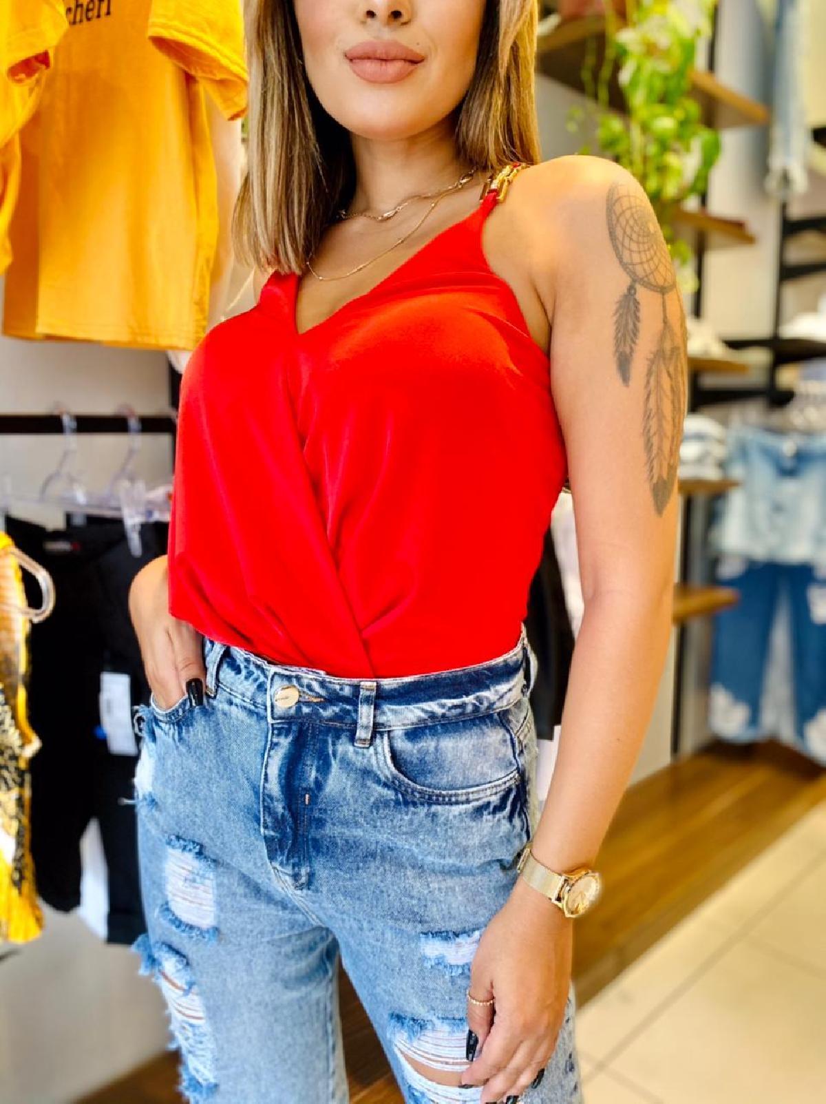 Foto do produto Body Deliz F90434 Vermelho