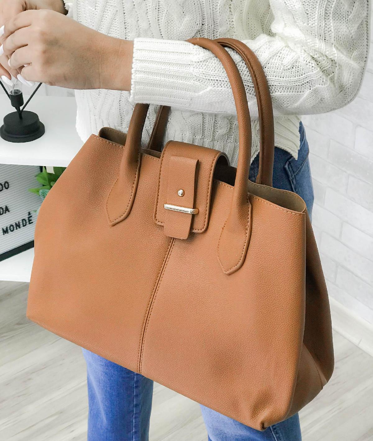 Foto do produto Bolsa Chris Helena Caramelo