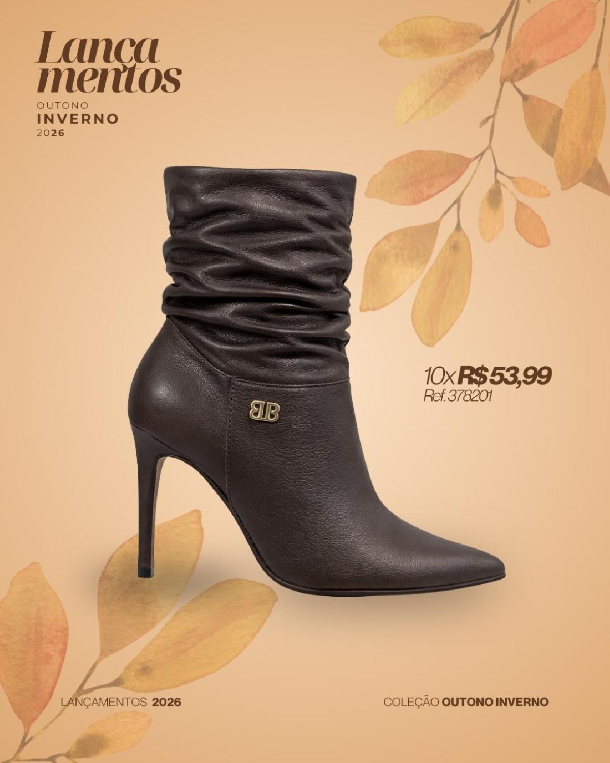 Foto do produto Bota Bico Fino Bottero Marrom 3782012026 Salto Fino Marrom