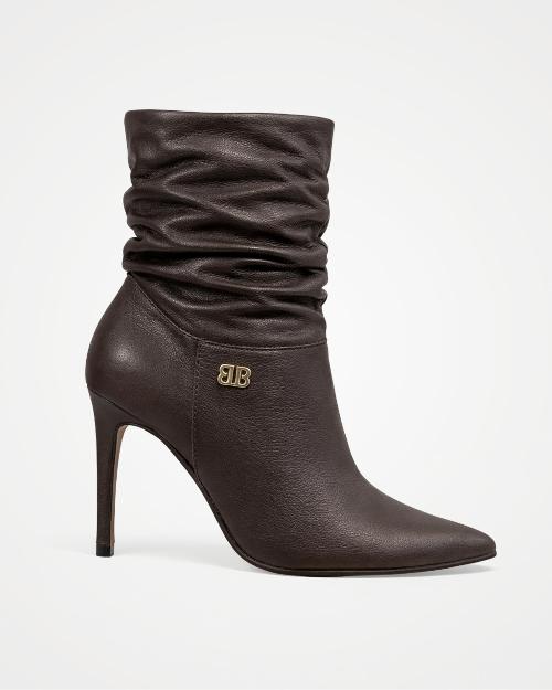 Foto do produto  Bota Bico Fino Bottero Marrom 3782012026 Salto Fino Marrom