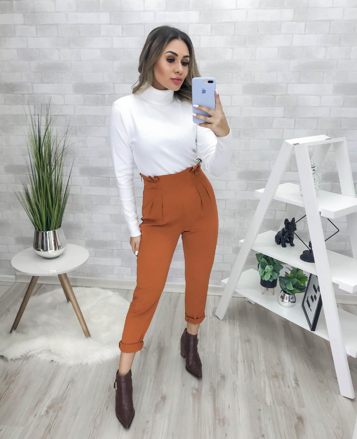 Foto do produto Calça Fem. Deliz Caramelo