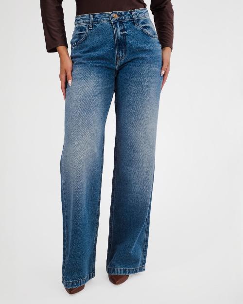 Foto do produto  Calça Fem Deliz Jeans Jeans