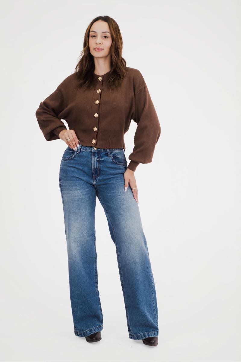 Foto do produto  Calça Fem Deliz Jeans Jeans