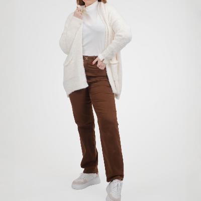 Foto do produto Calça Fem Deliz Marrom Marrom