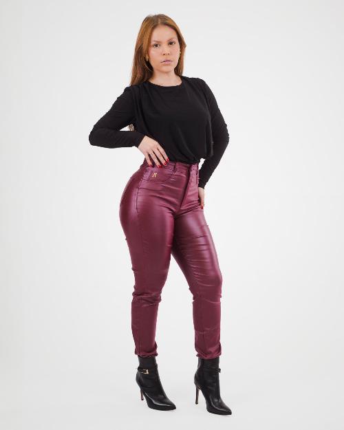 Foto do produto  Calça Fem Deliz Vinho Suave Vinho Suave