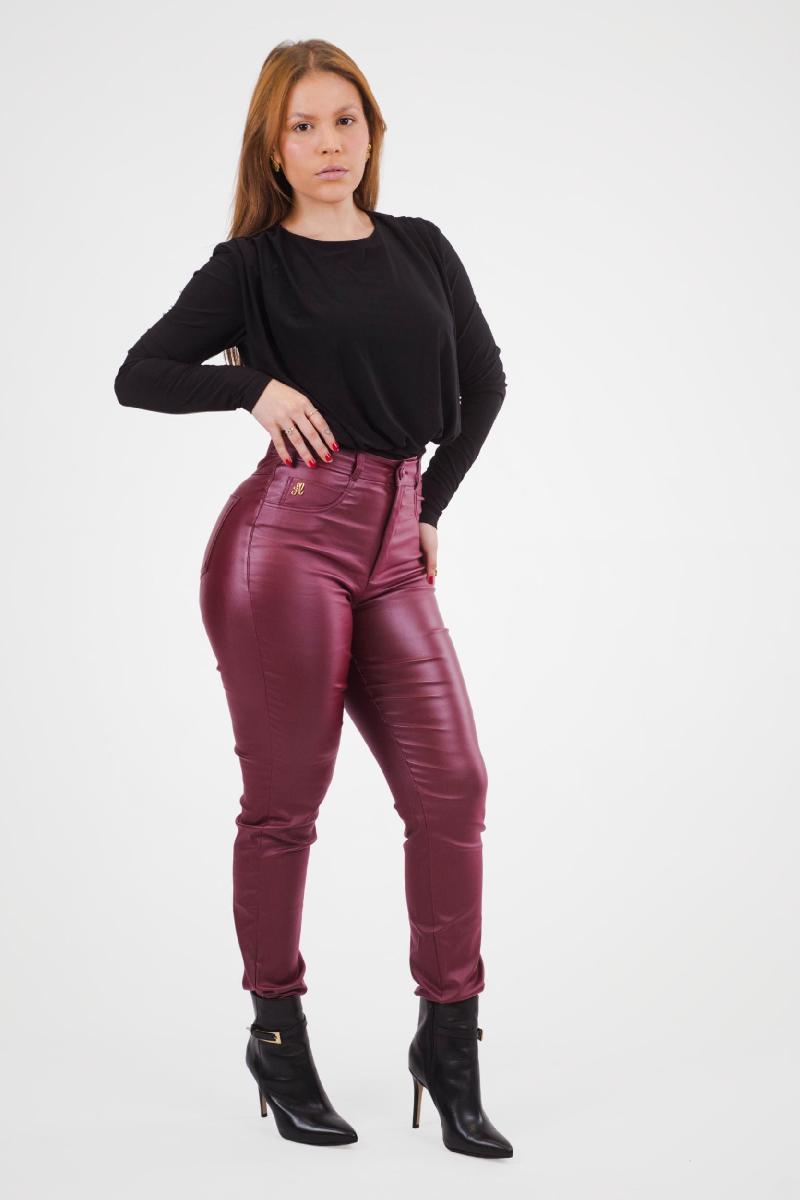 Foto do produto  Calça Fem Deliz Vinho Suave Vinho Suave