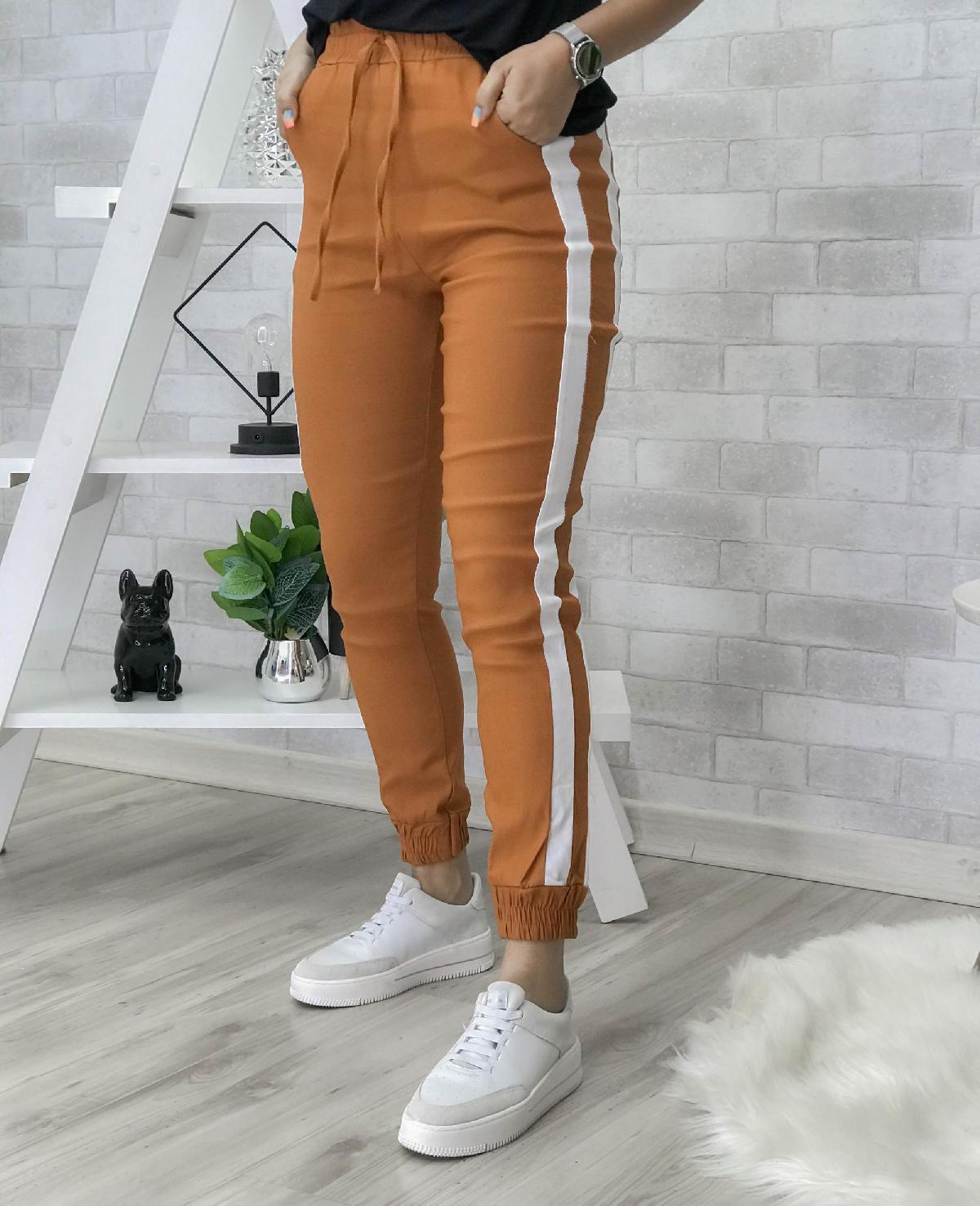 Foto do produto Calça Fem. Erick Modas Listra Caramelo