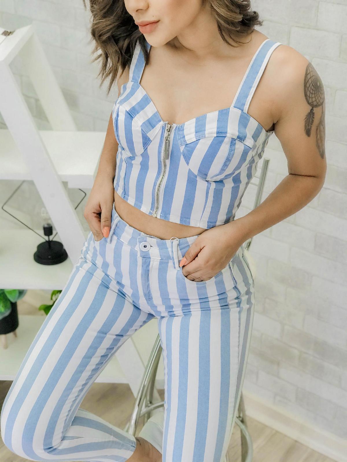 Foto do produto Calça Fem. Six One Azul