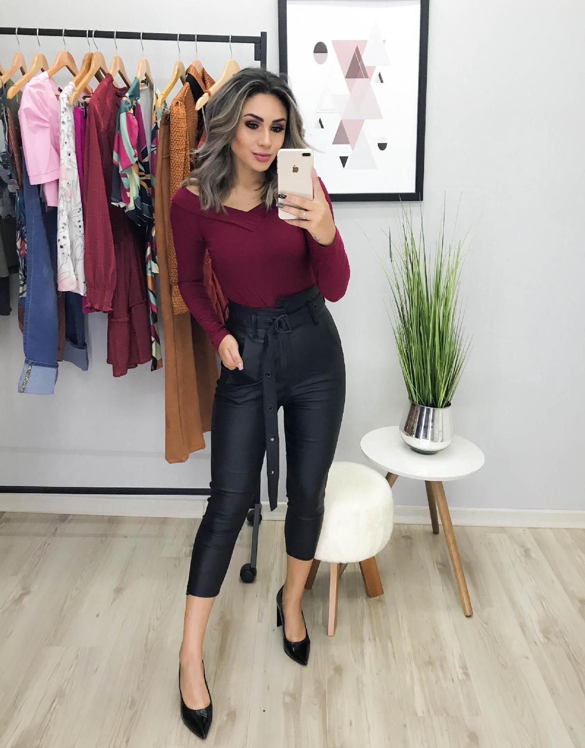 Foto do produto Calça Fem. Six One Preto