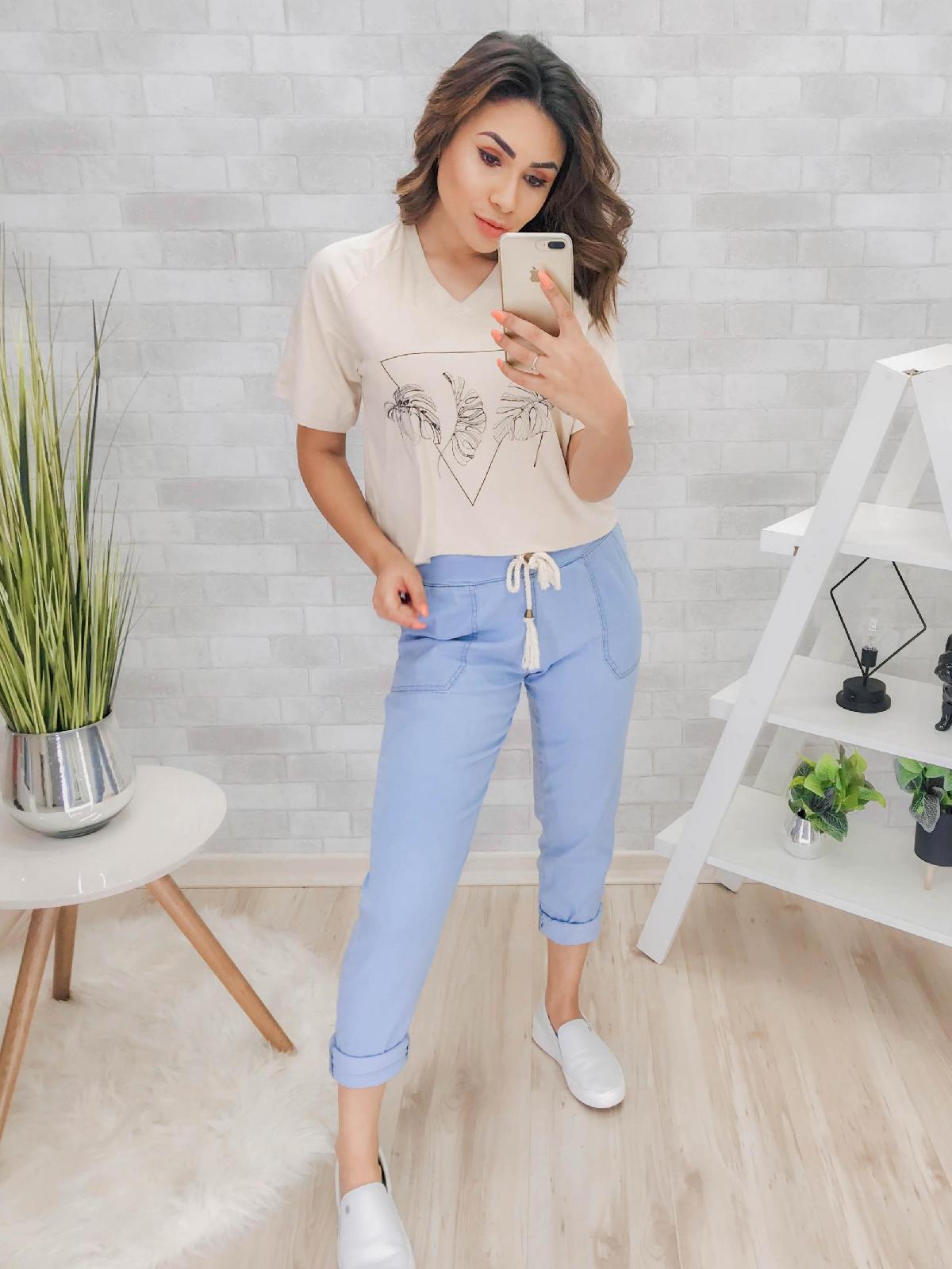 Foto do produto Calça Fem. Super Sul Jeans Claro