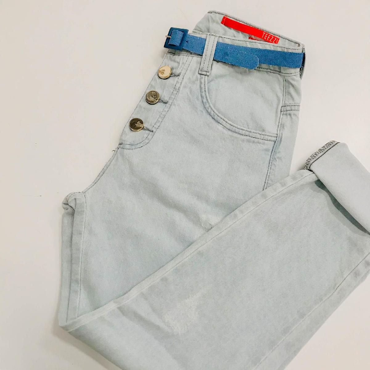 Foto do produto Calça Fem. Teezz Jeans Jeans Claro
