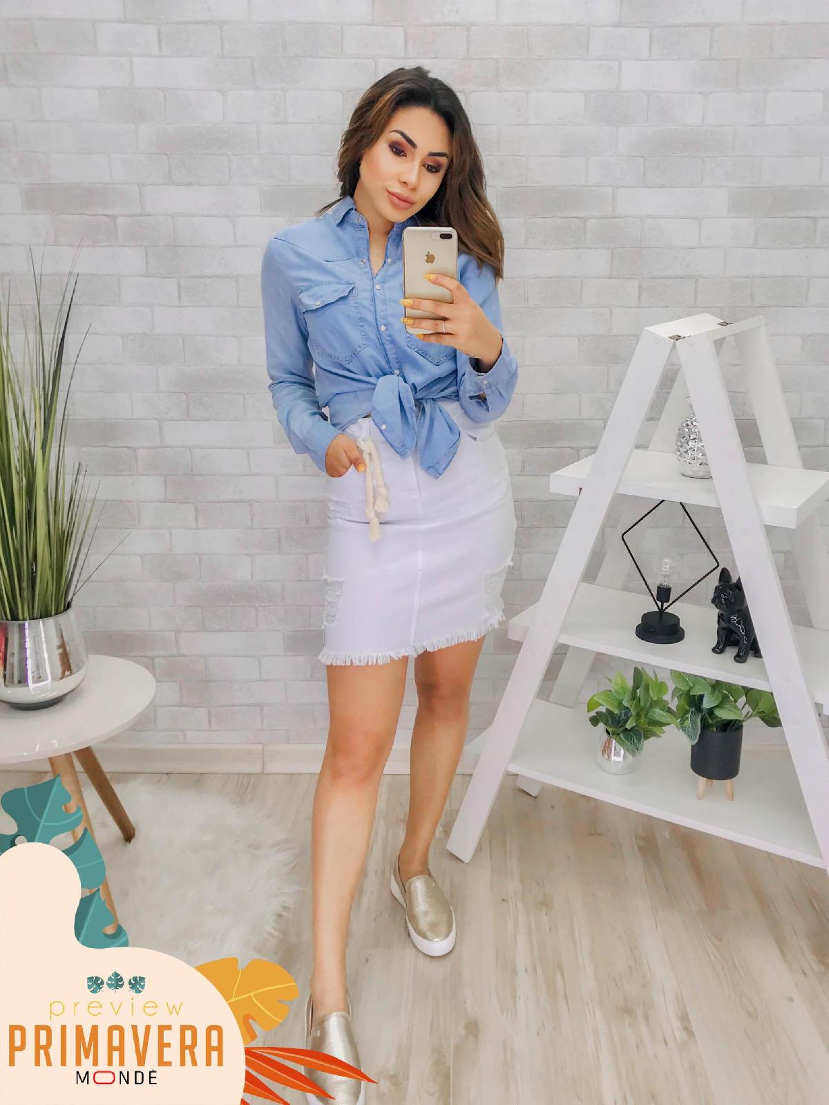 Foto do produto Camisa Fem. Byzance Jeans