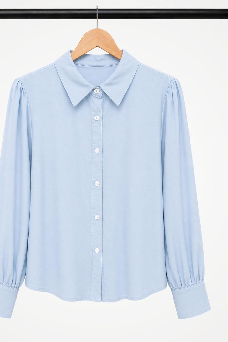 Foto do produto  Camisa Fem. Yunee   Azul Bebe