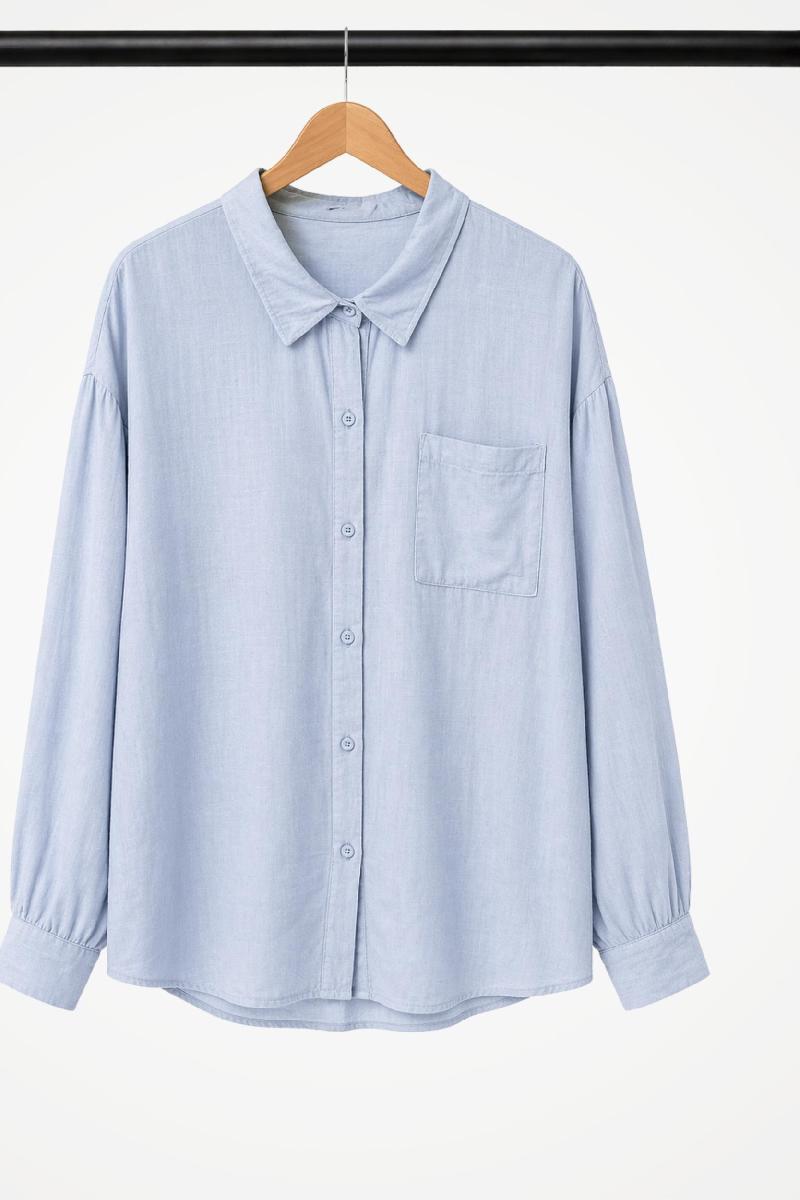 Foto do produto  Camisa Fem. Yunee   Azul Celeste