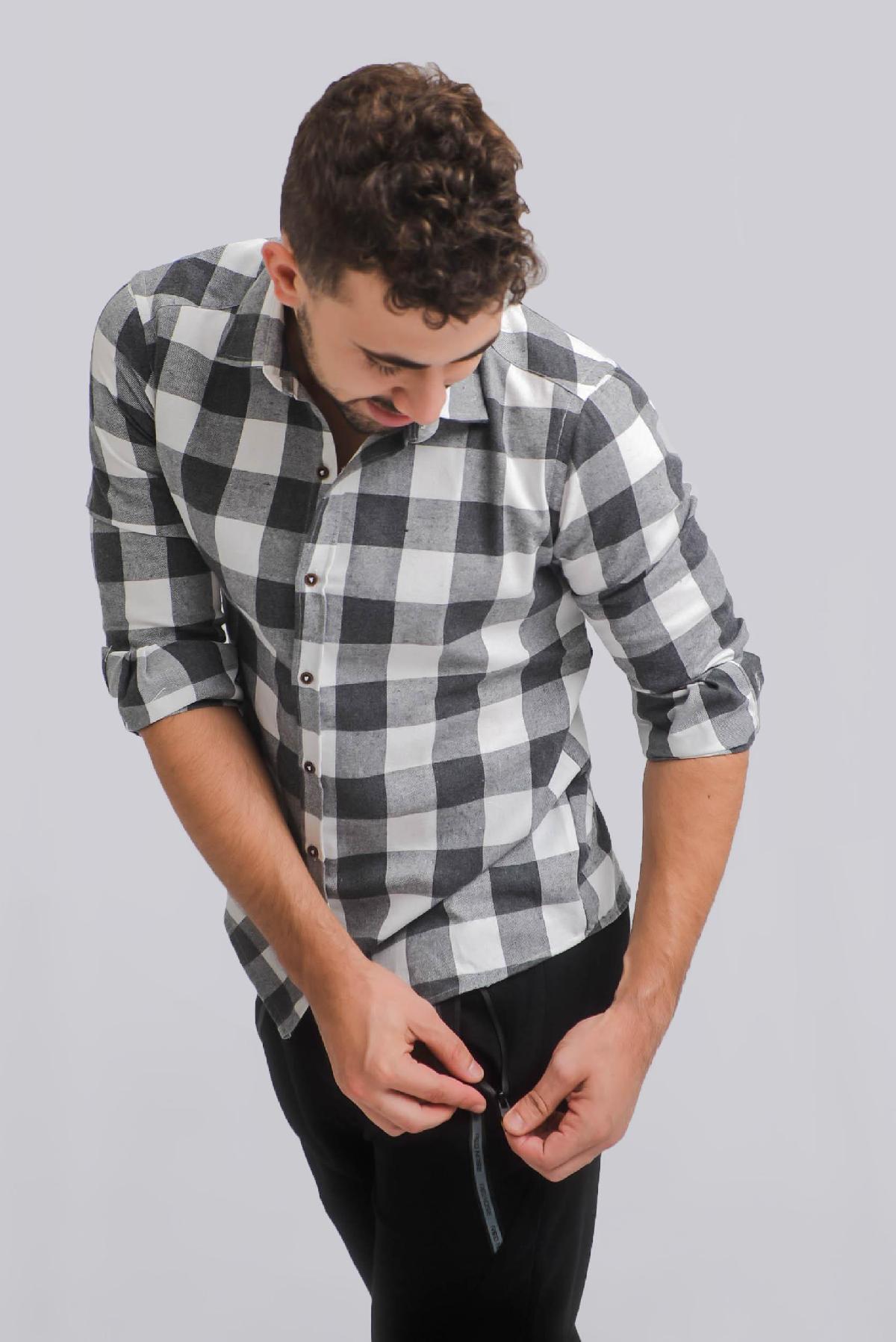 Foto do produto Camisa Masc. Drazzo 110589 Cinza