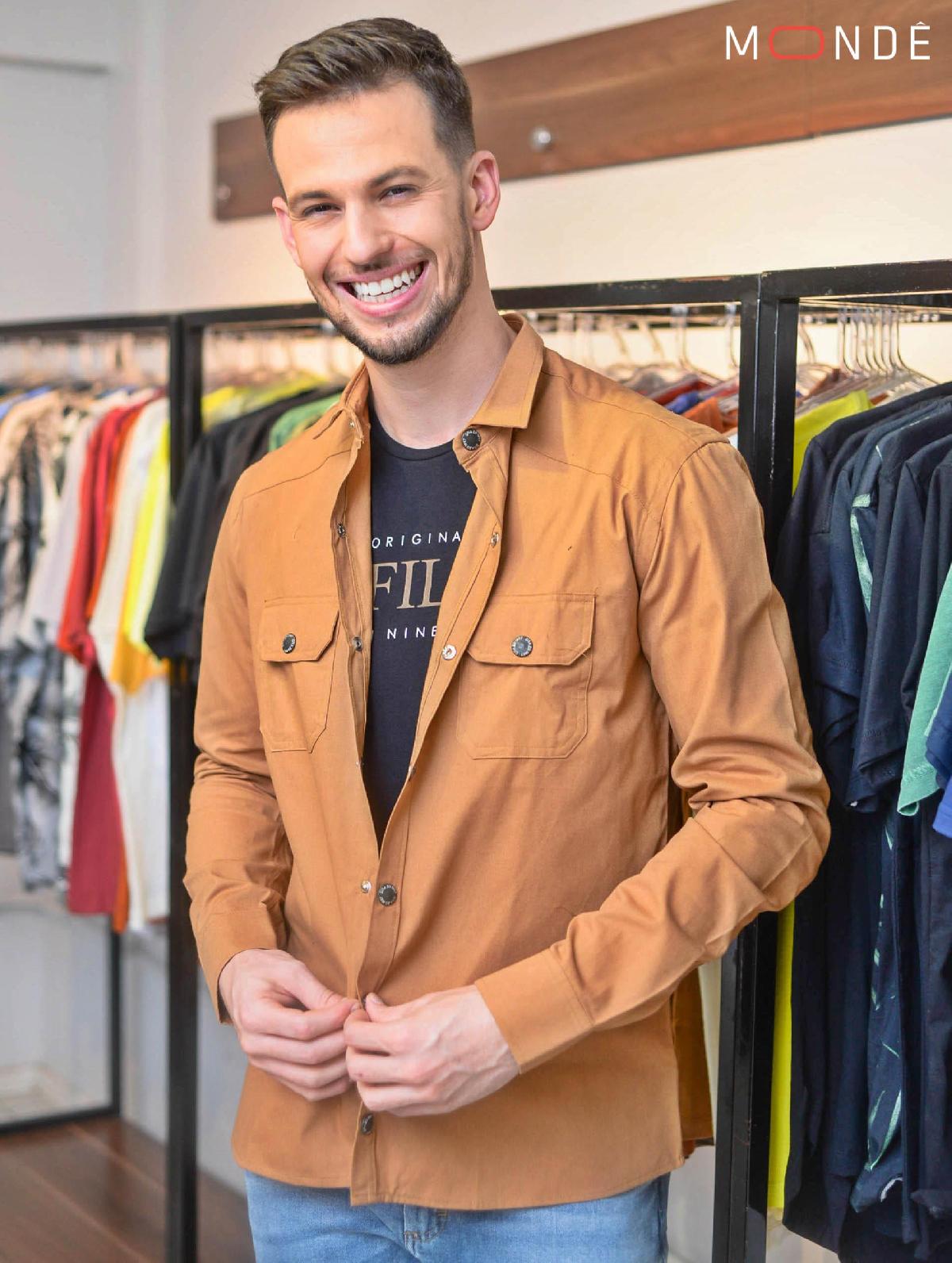 Foto do produto Camisa Masc. Drazzo Caramelo