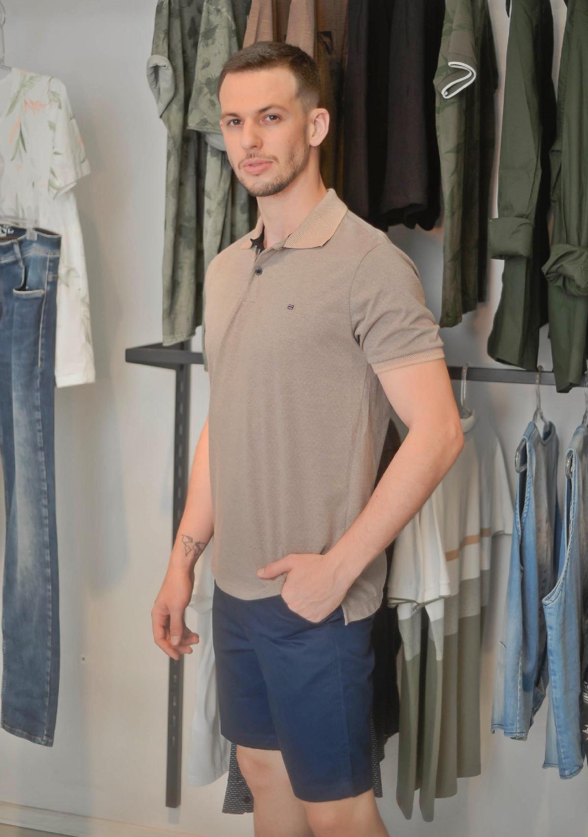 Foto do produto Camisa Polo Oyhan Marrom