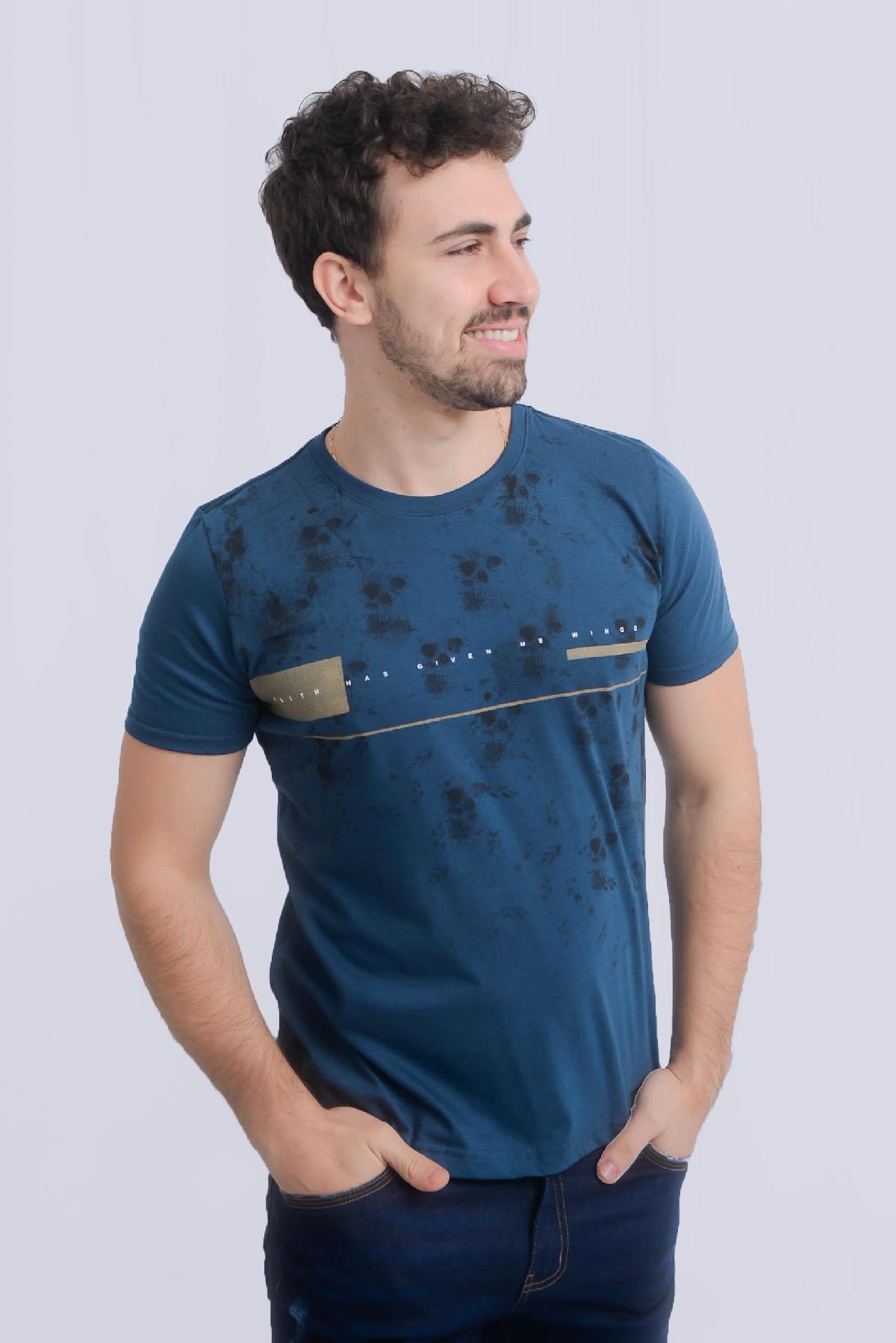 Foto do produto Camiseta Dominio Urbano Azul