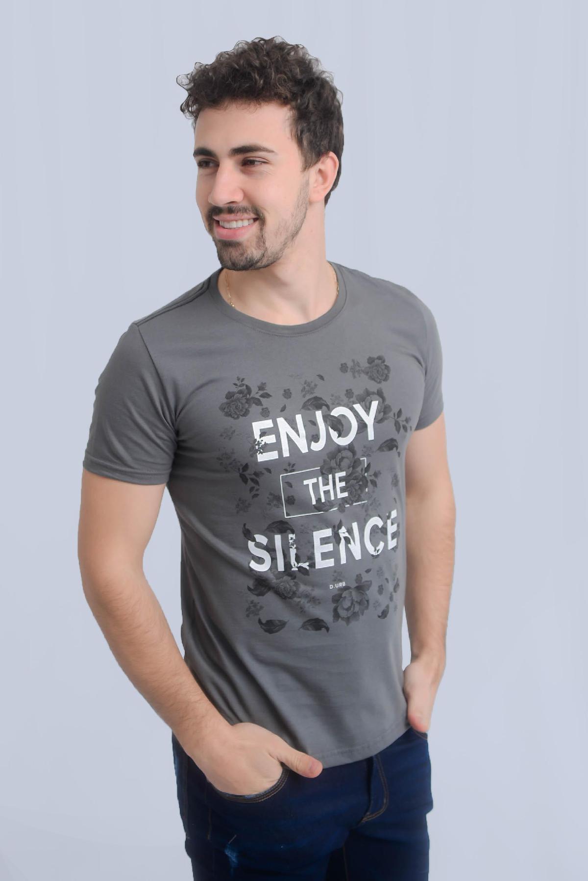 Foto do produto Camiseta Dominio Urbano Cinza