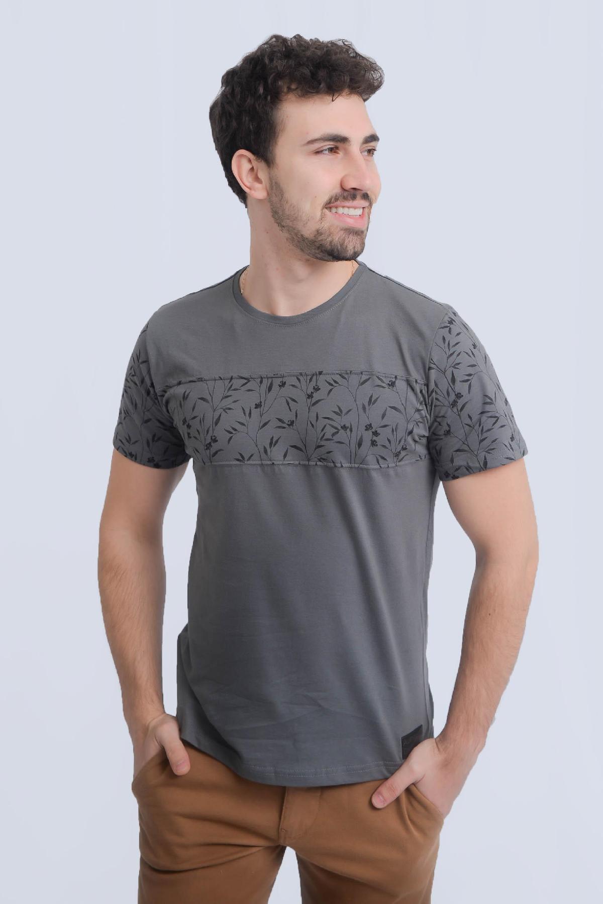 Foto do produto Camiseta Dominio Urbano Cinza