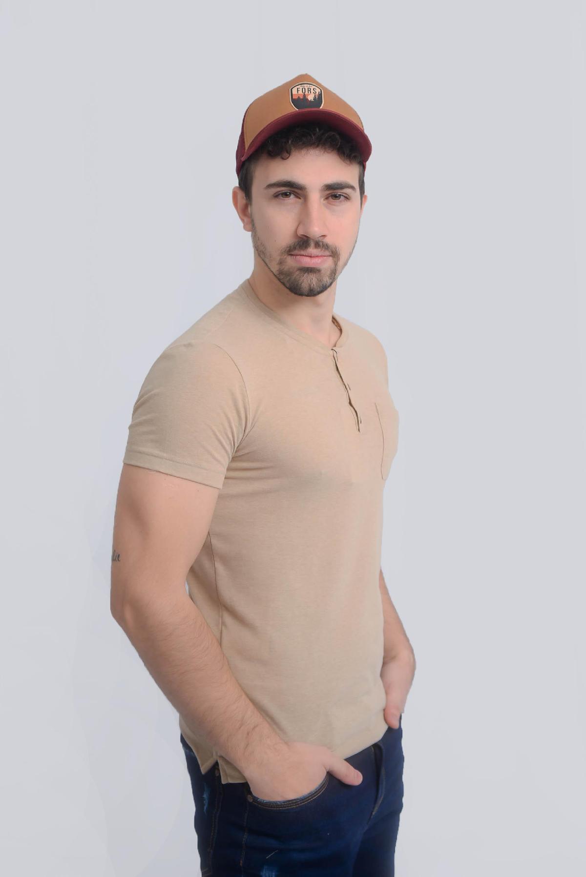 Foto do produto Camiseta Drazzo Bege