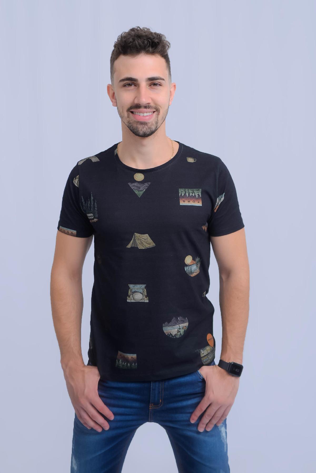 Foto do produto Camiseta Fors 200263 Preto