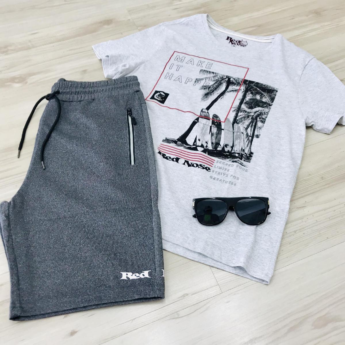 Foto do produto Camiseta Red Nose Cinza