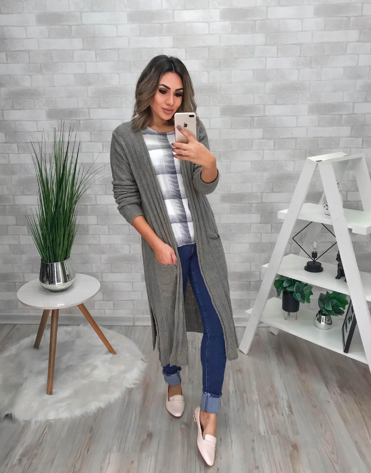 Foto do produto Cardigan Juliana Godoy Bege