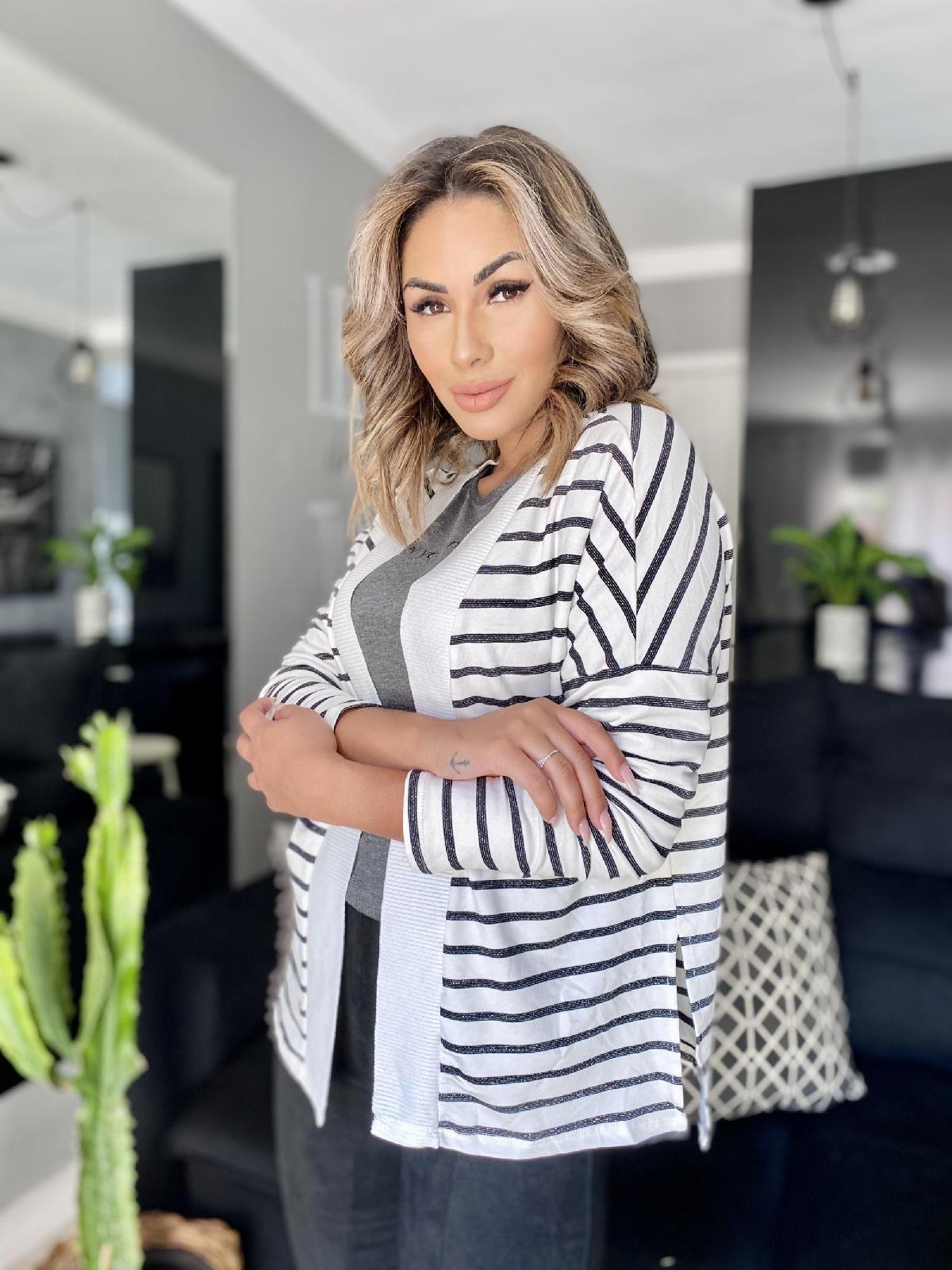 Foto do produto Cardigan Rovitex Off White