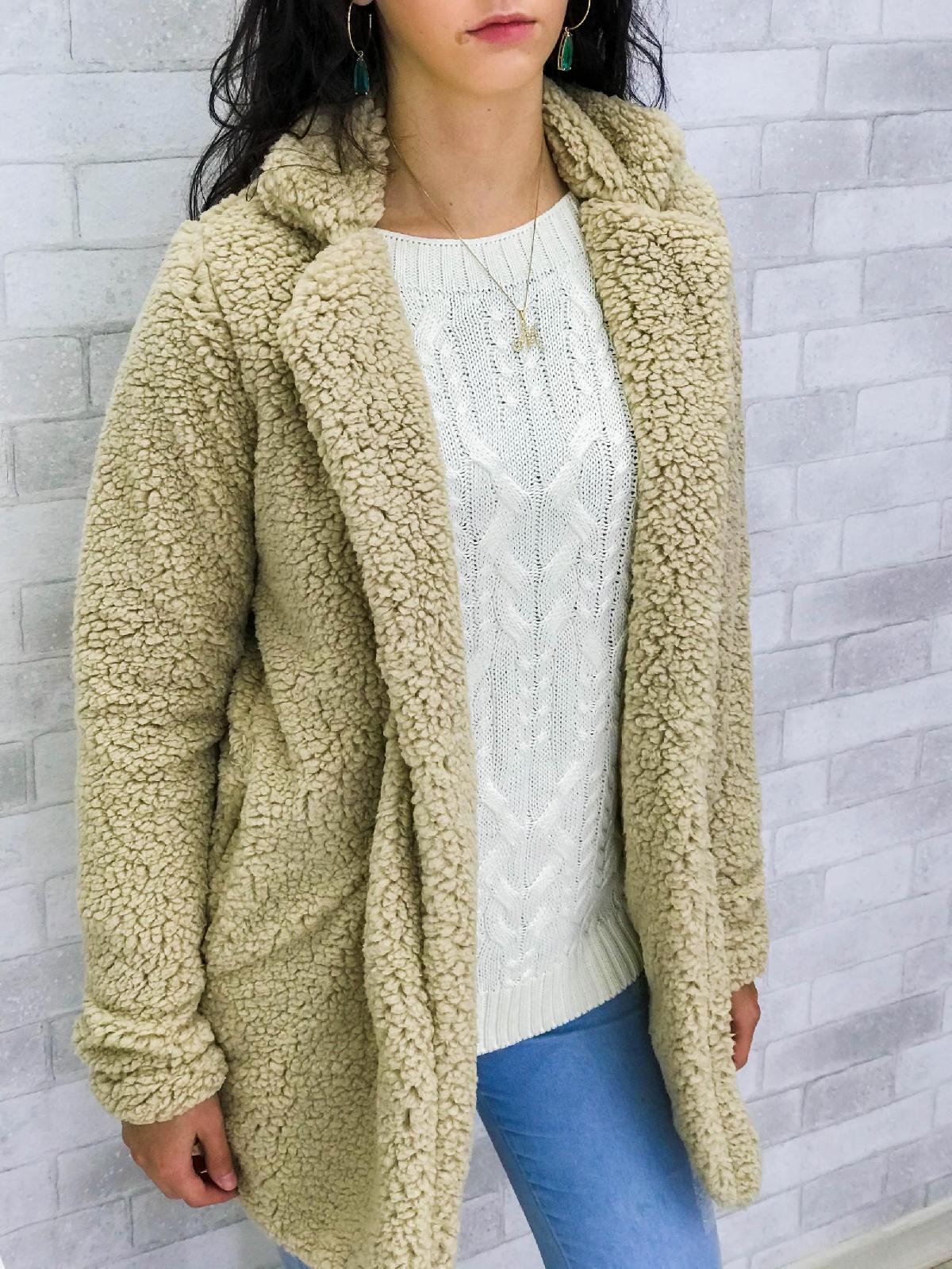 Foto do produto Casaco Fem. Linha Leve L5261 Bege