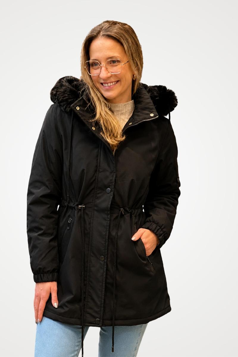 Foto do produto  Casaco Fem. Pelini Preto Preto
