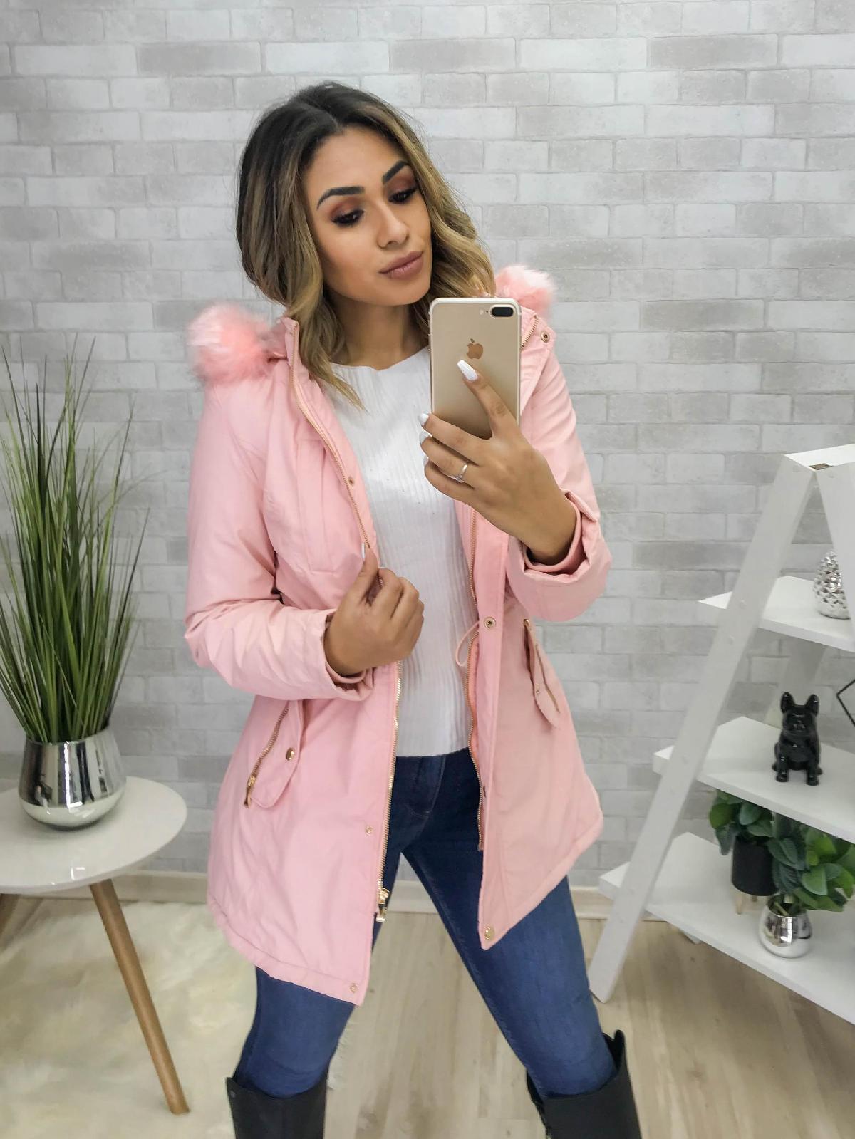 Foto do produto Casaco Fem. Safira Rosa Bebe