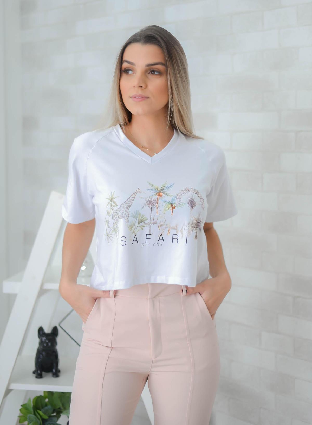 Foto do produto Cropped Six One Branco