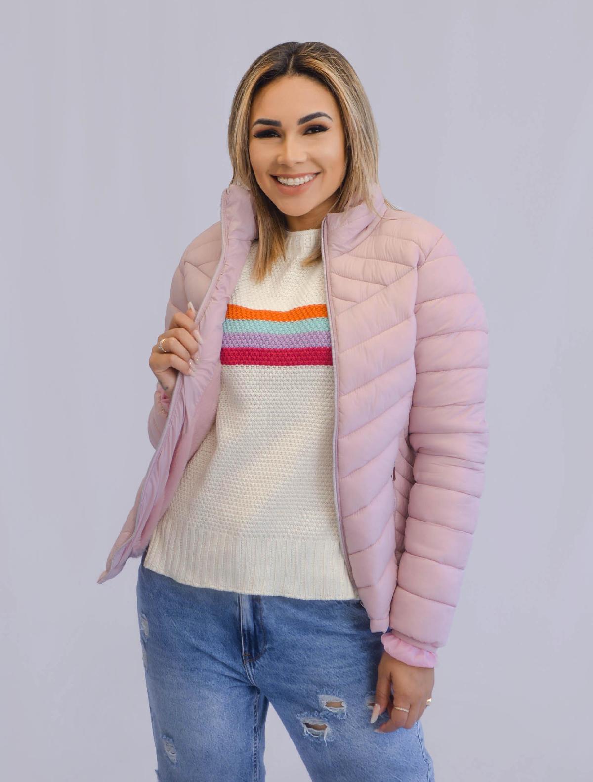 Foto do produto Jaqueta Rovitex Rosa